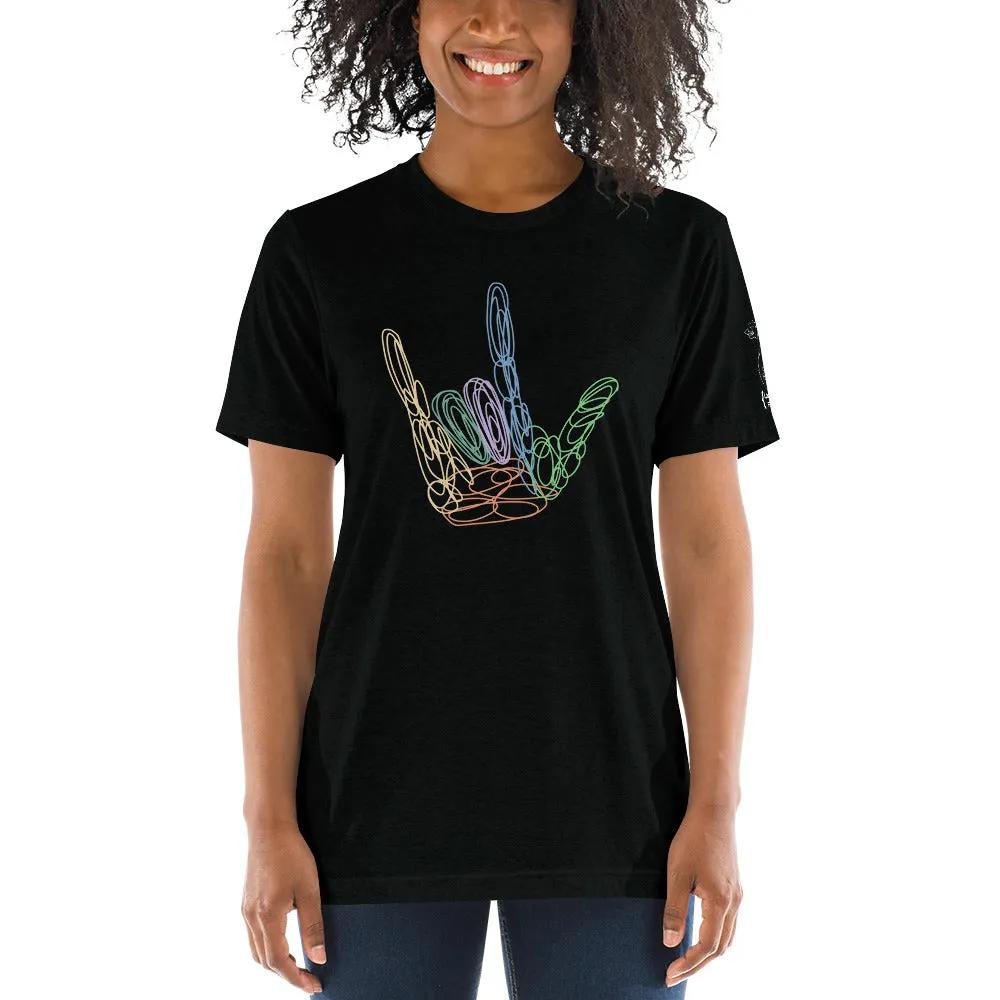 “I Love You” (Scribbles) Short Sleeve Tee