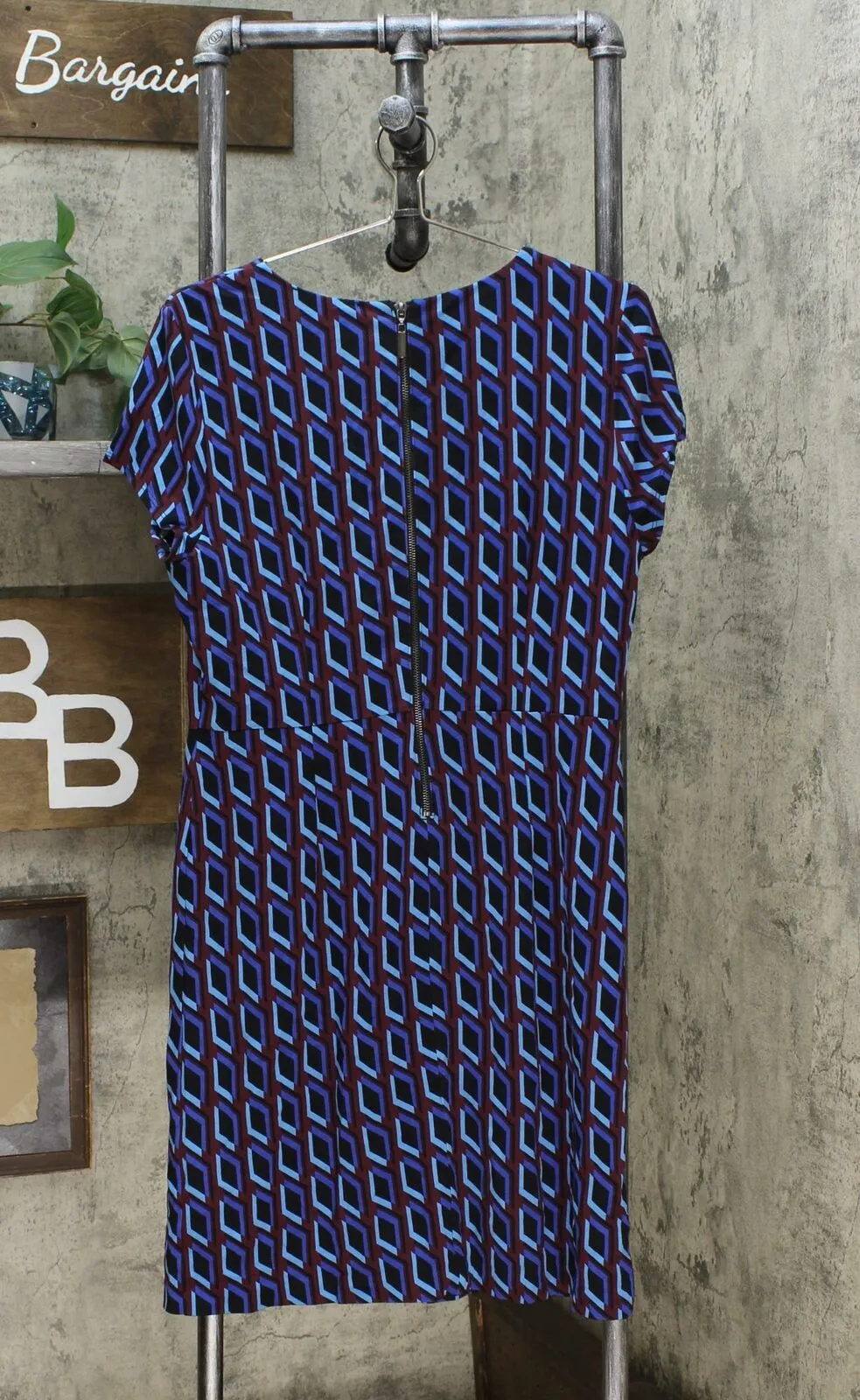 INC International Concepts Women's Fitted Print Sheath Dress