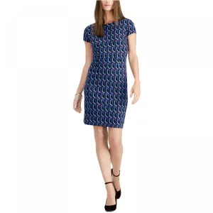 INC International Concepts Women's Fitted Print Sheath Dress