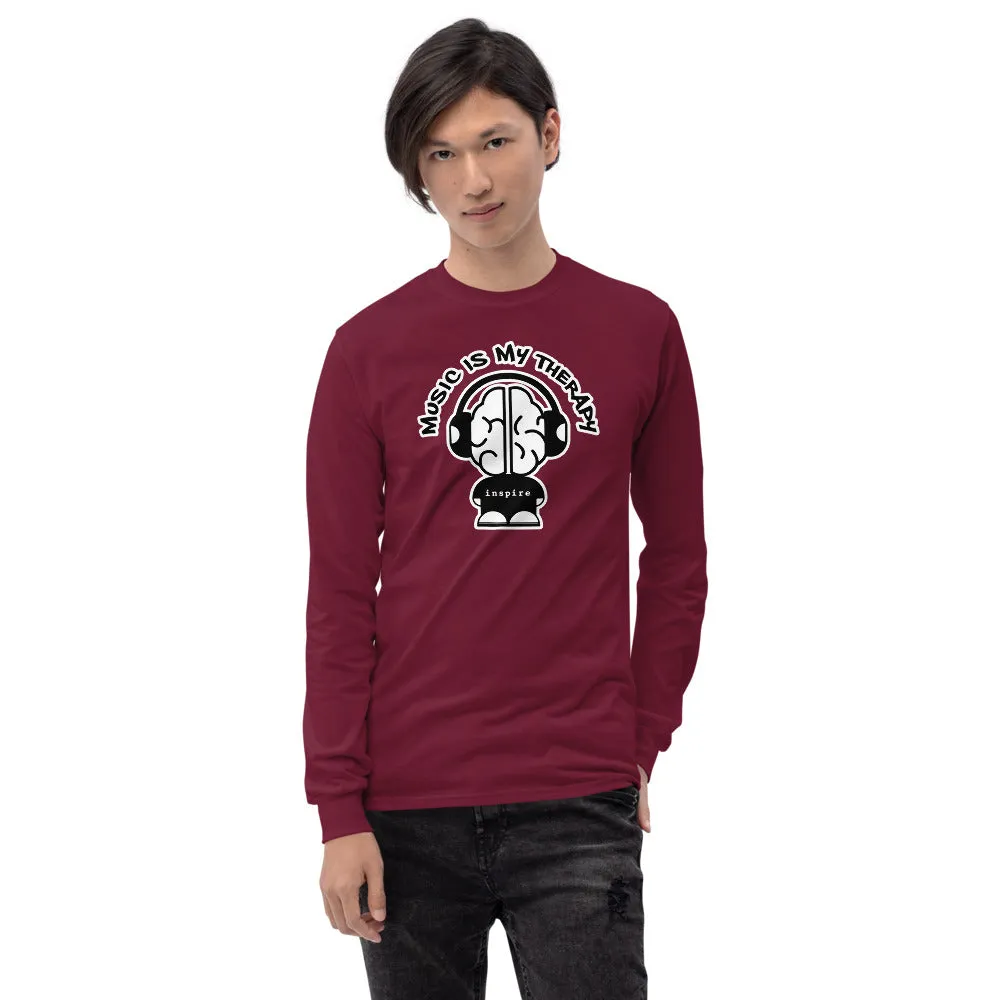 inspire Music Is My Therapy Unisex Long Sleeve Shirt