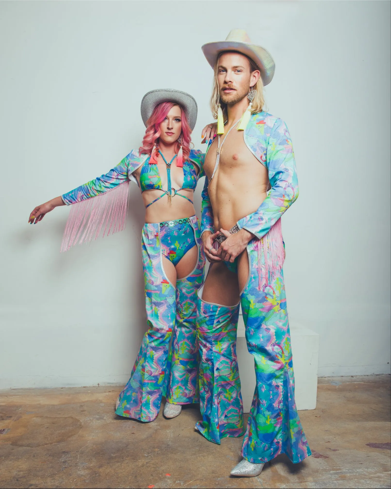 Intergalactic Rodeo Denim Chaps