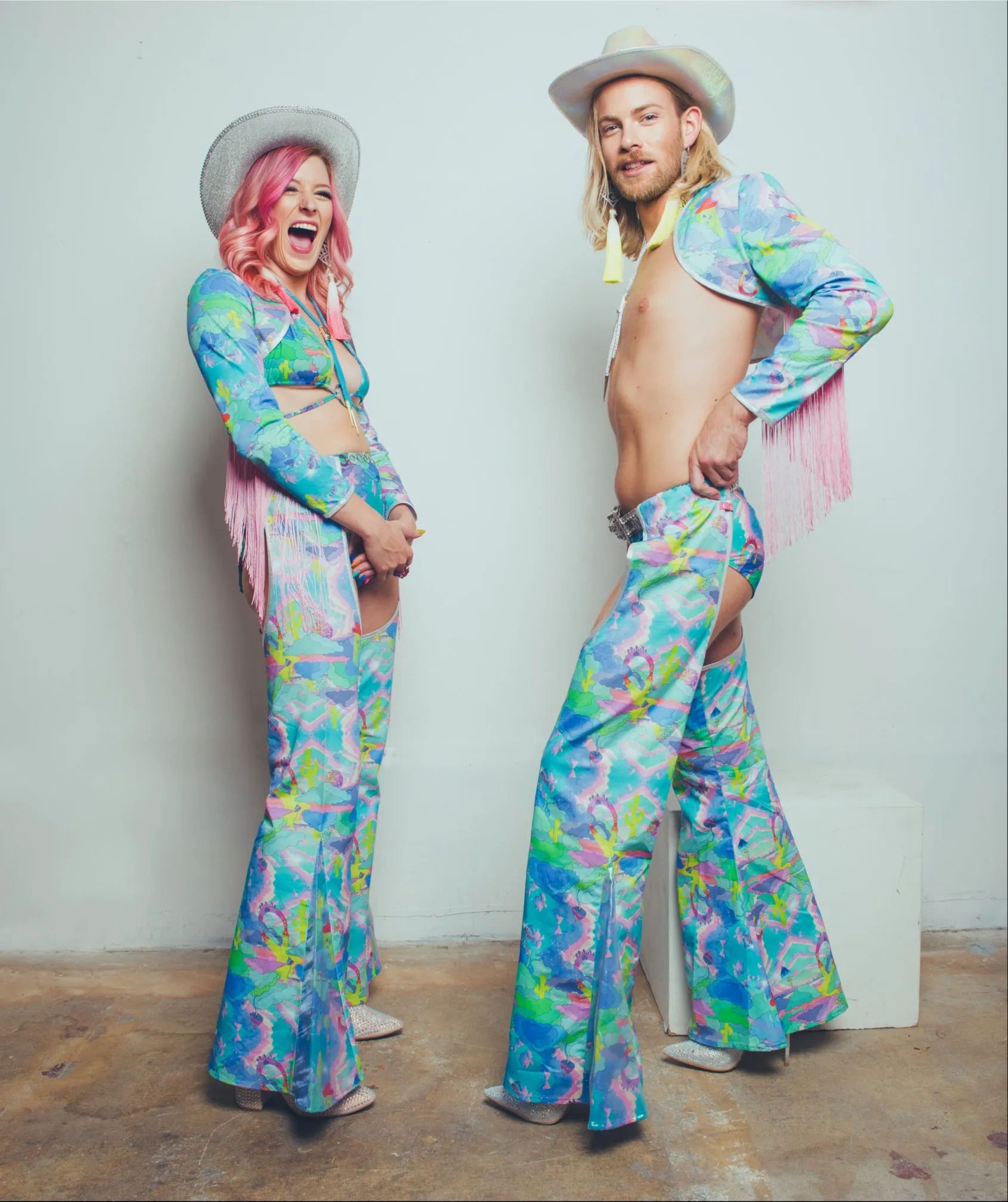 Intergalactic Rodeo Denim Chaps