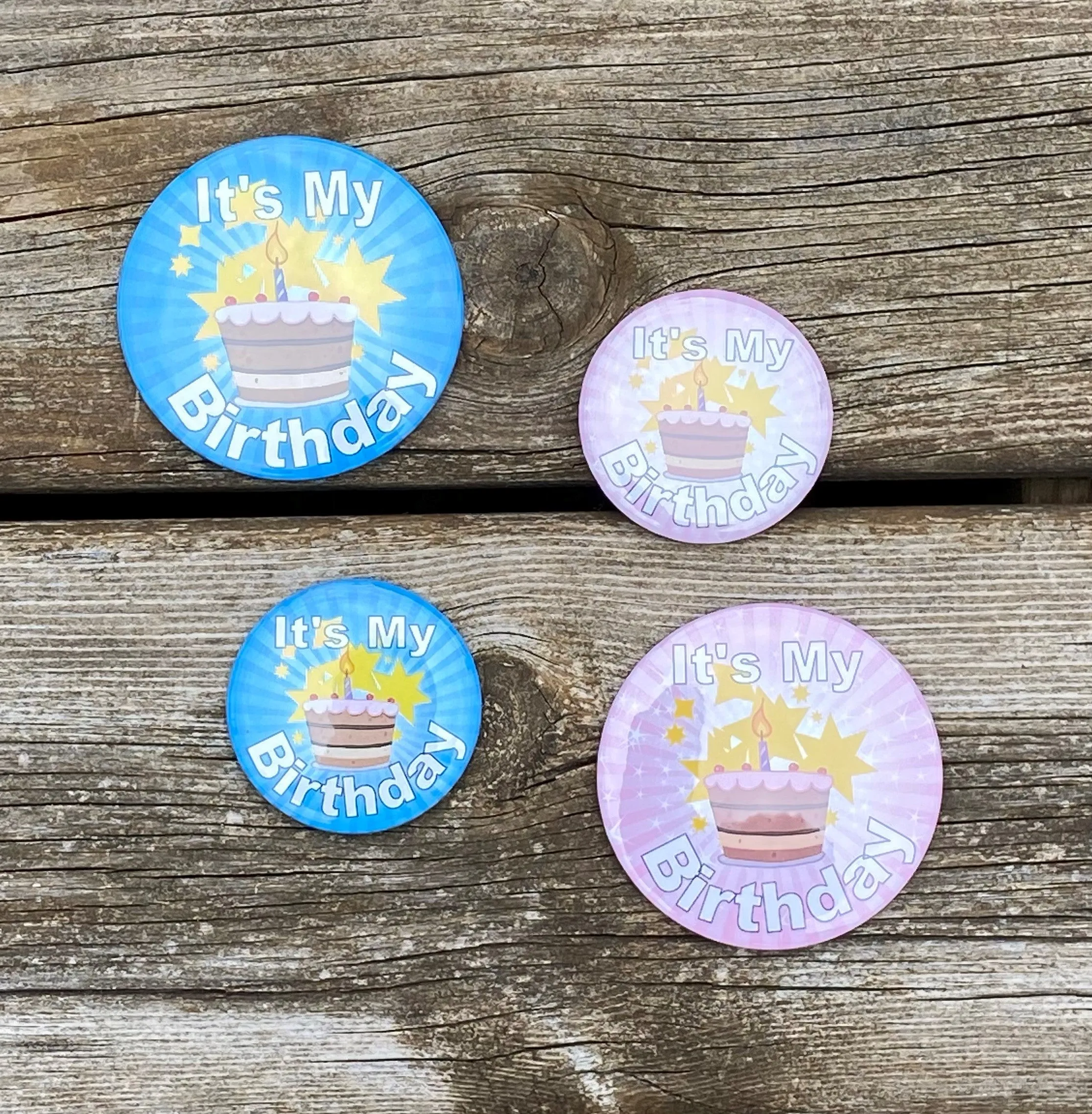 It's My Birthday Buttons