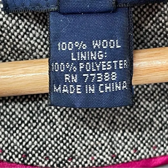 J. Crew 100% Wool Tweed Herringbone Wool Lined Single Breasted Blazer Size 2