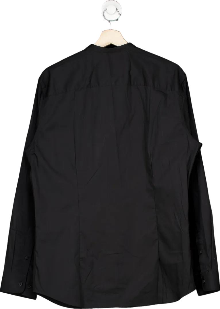 Jack & Jones Black Button-Up Shirt UK L