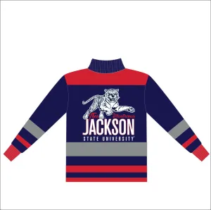Jackson St. |JSU Cardigan Navy/ Red