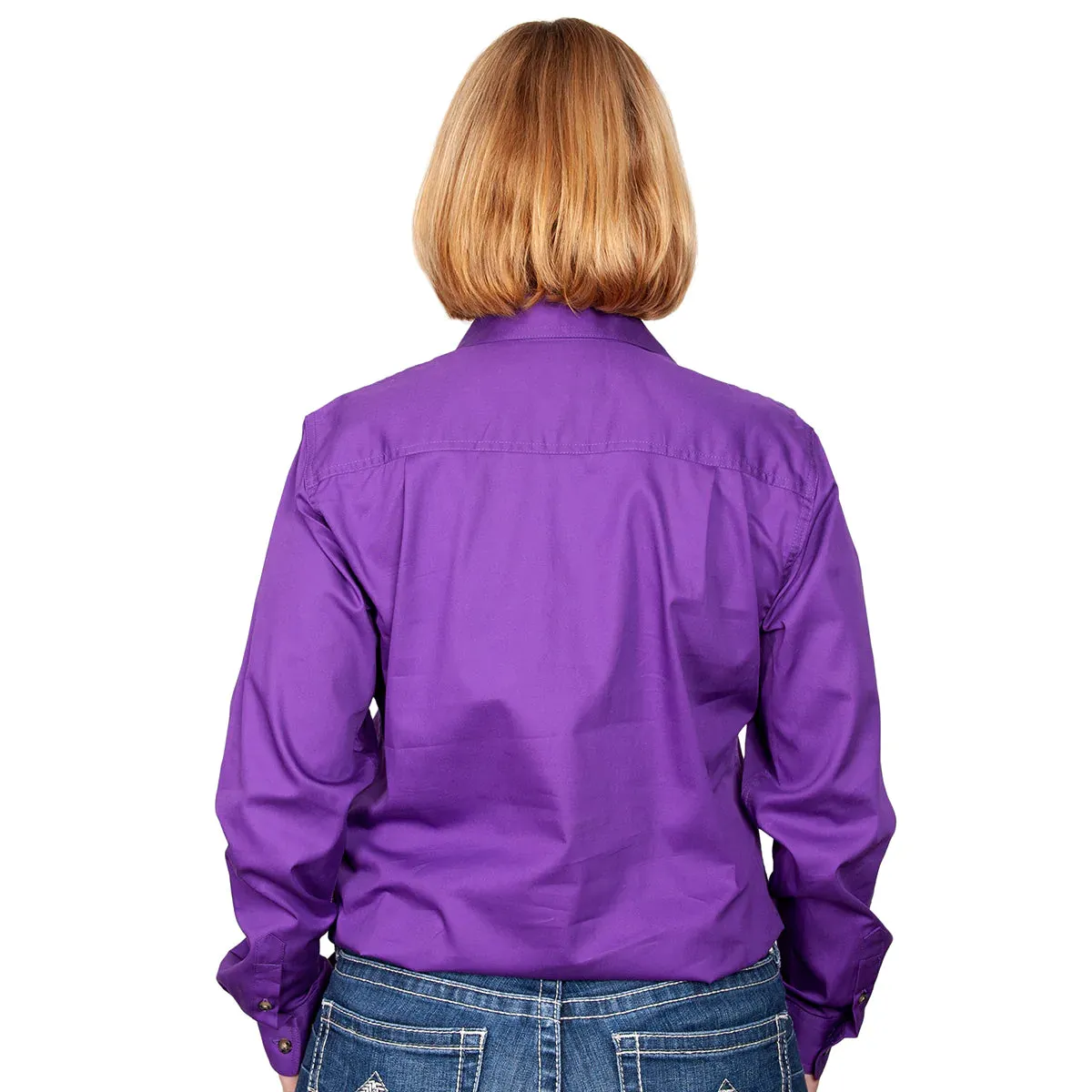JCA Jahna Ladies Workshirt Purple