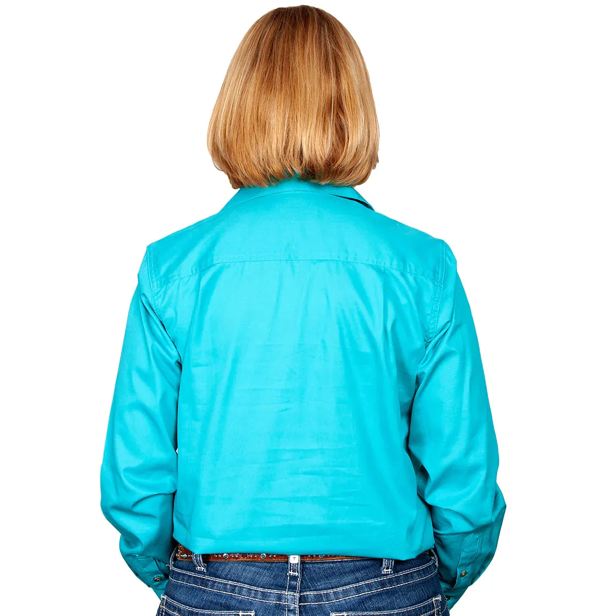 JCA Jahna Ladies Workshirt Turquoise
