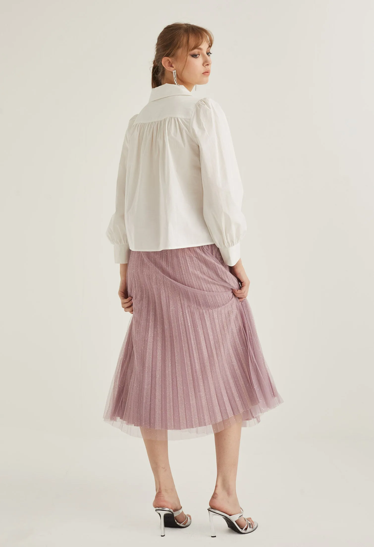 Jennie Button Front Panel Detail Blouse
