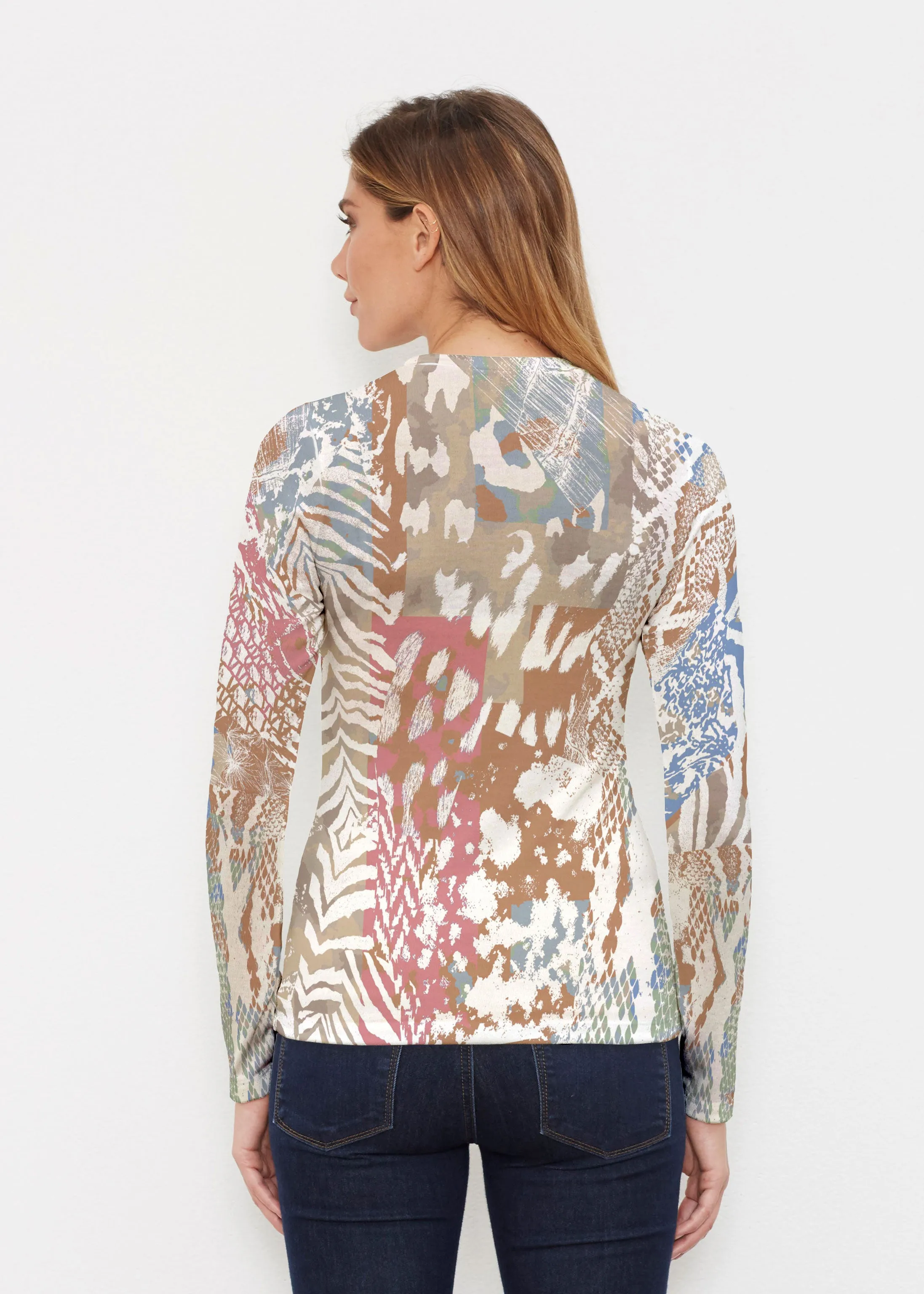 Jungle Warrior (7849) ~ Butterknit Long Sleeve Crew Top
