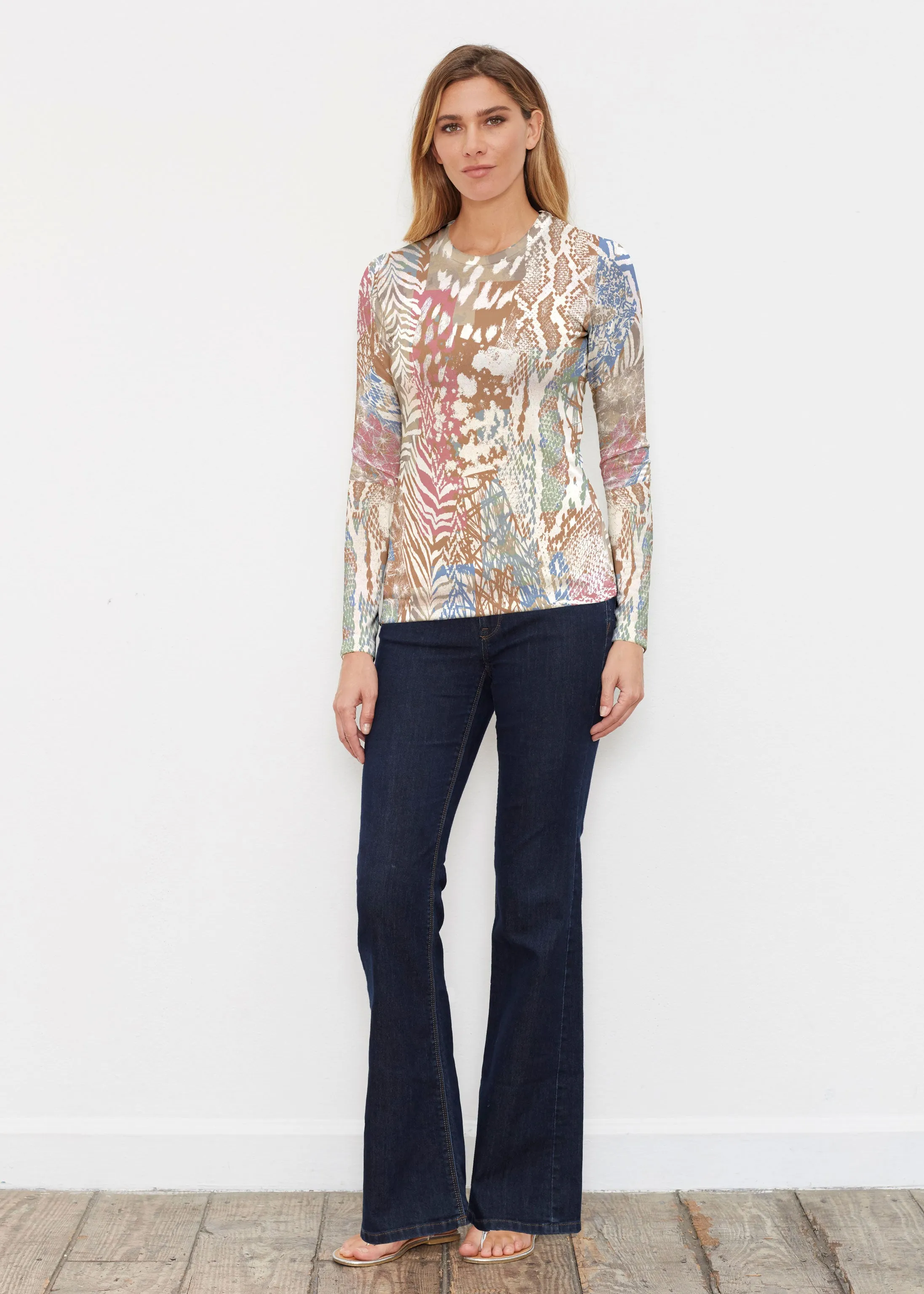 Jungle Warrior (7849) ~ Butterknit Long Sleeve Crew Top