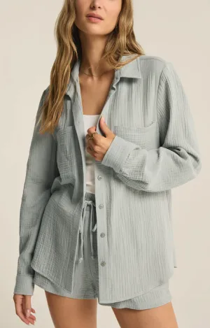 Kaili Button Up Gauze Top
