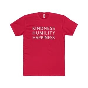 Kindness Humility Happiness | Fitted Tee