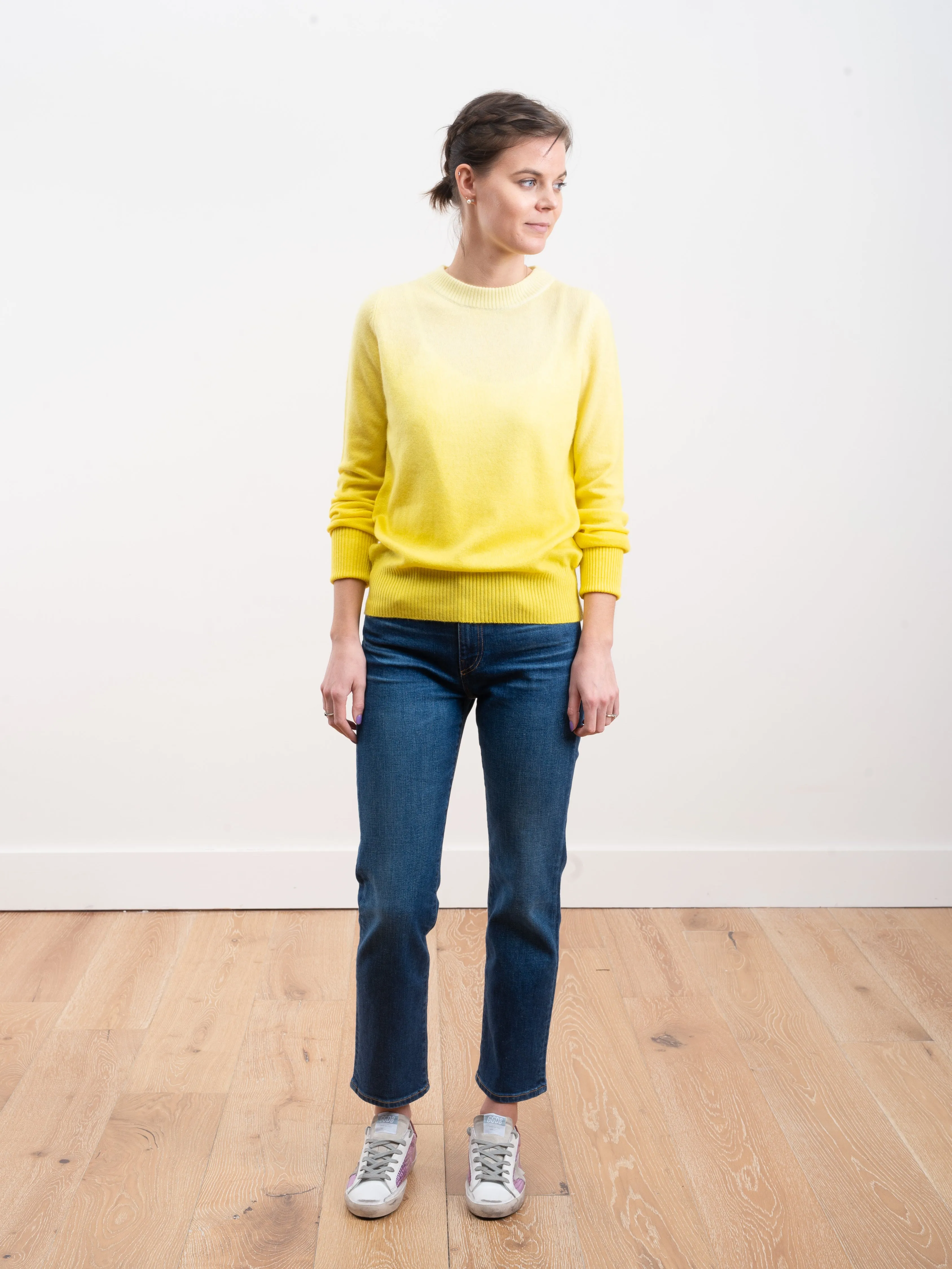 kiss sweater - yellow