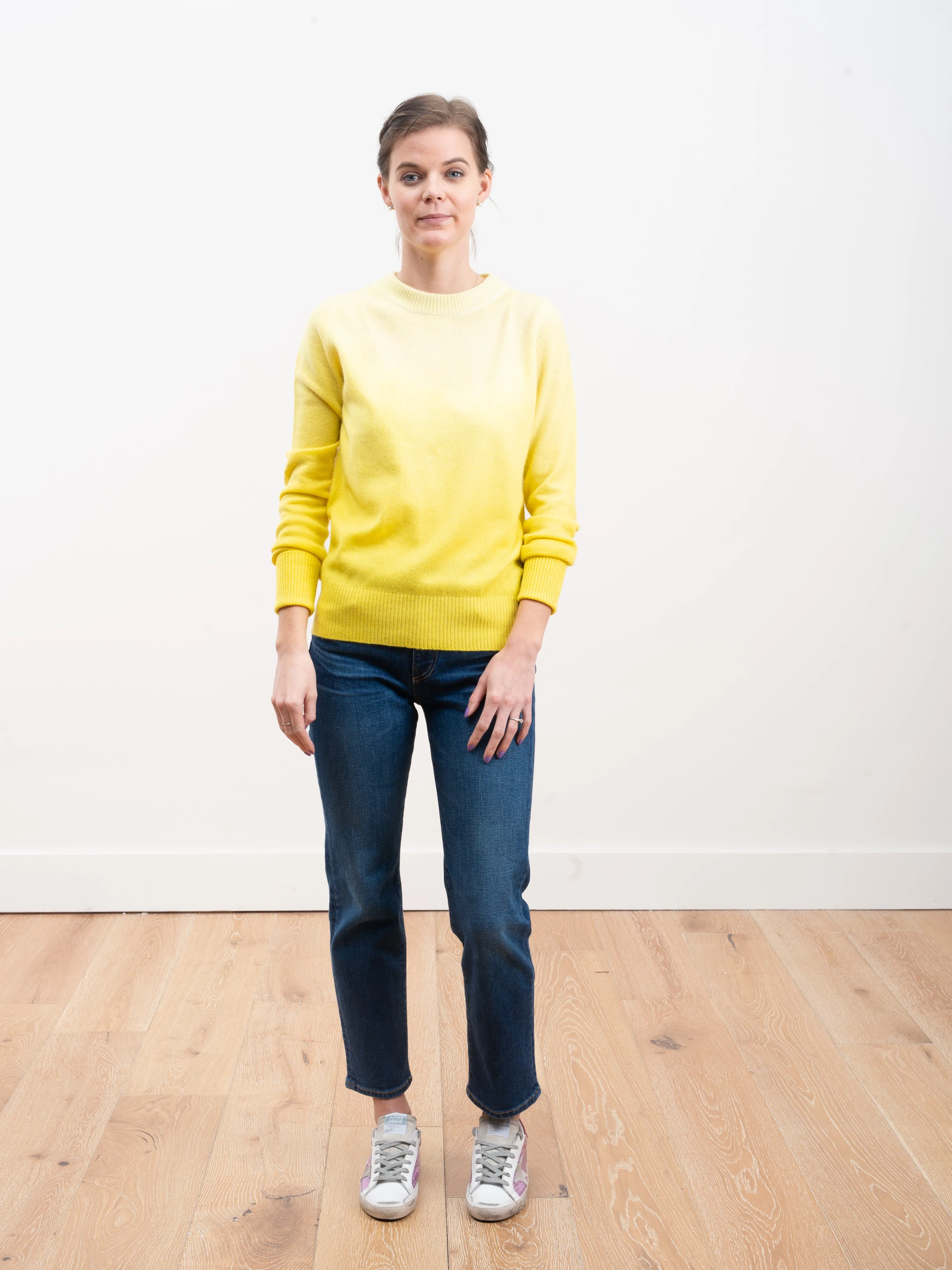 kiss sweater - yellow
