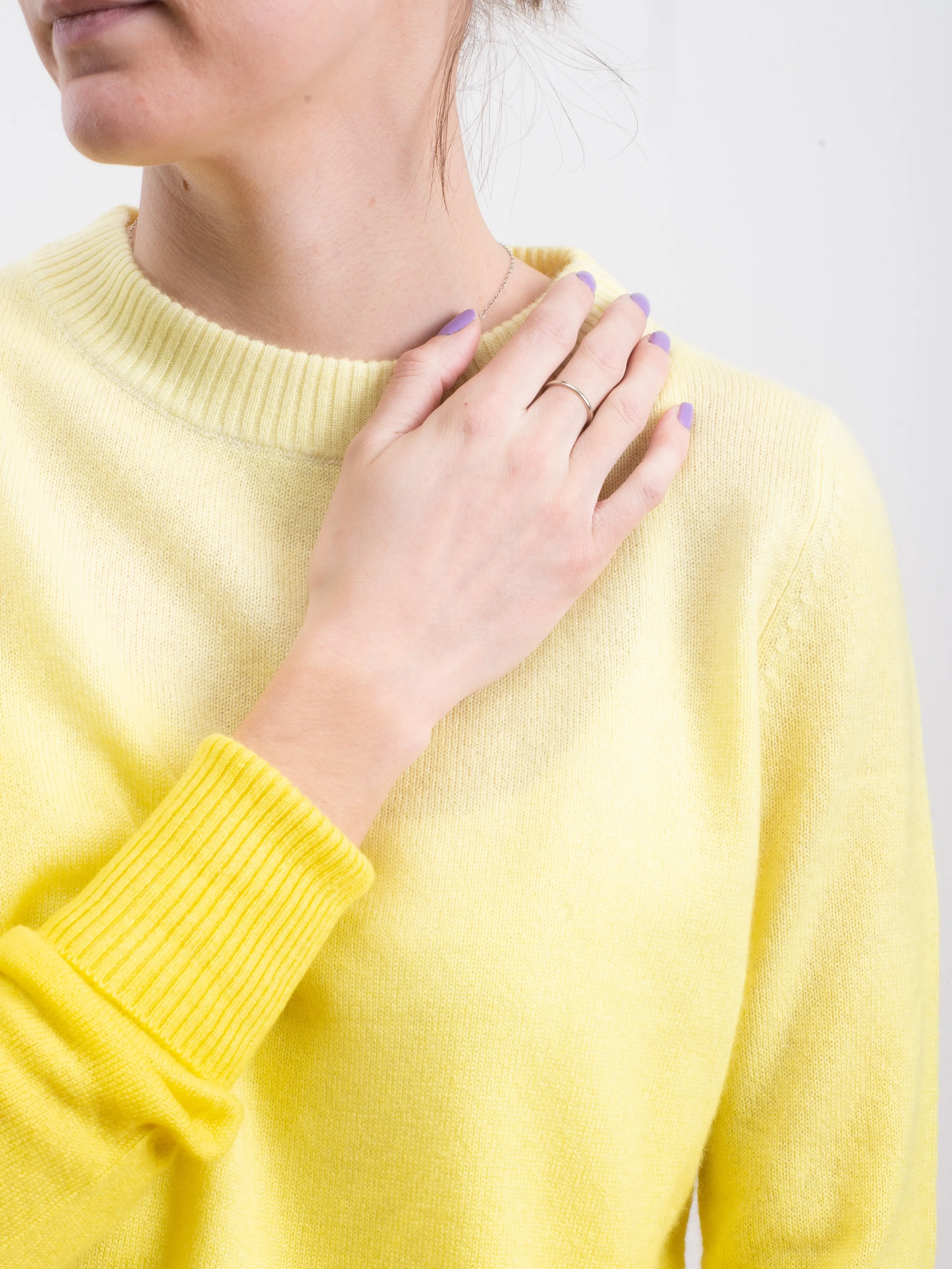 kiss sweater - yellow