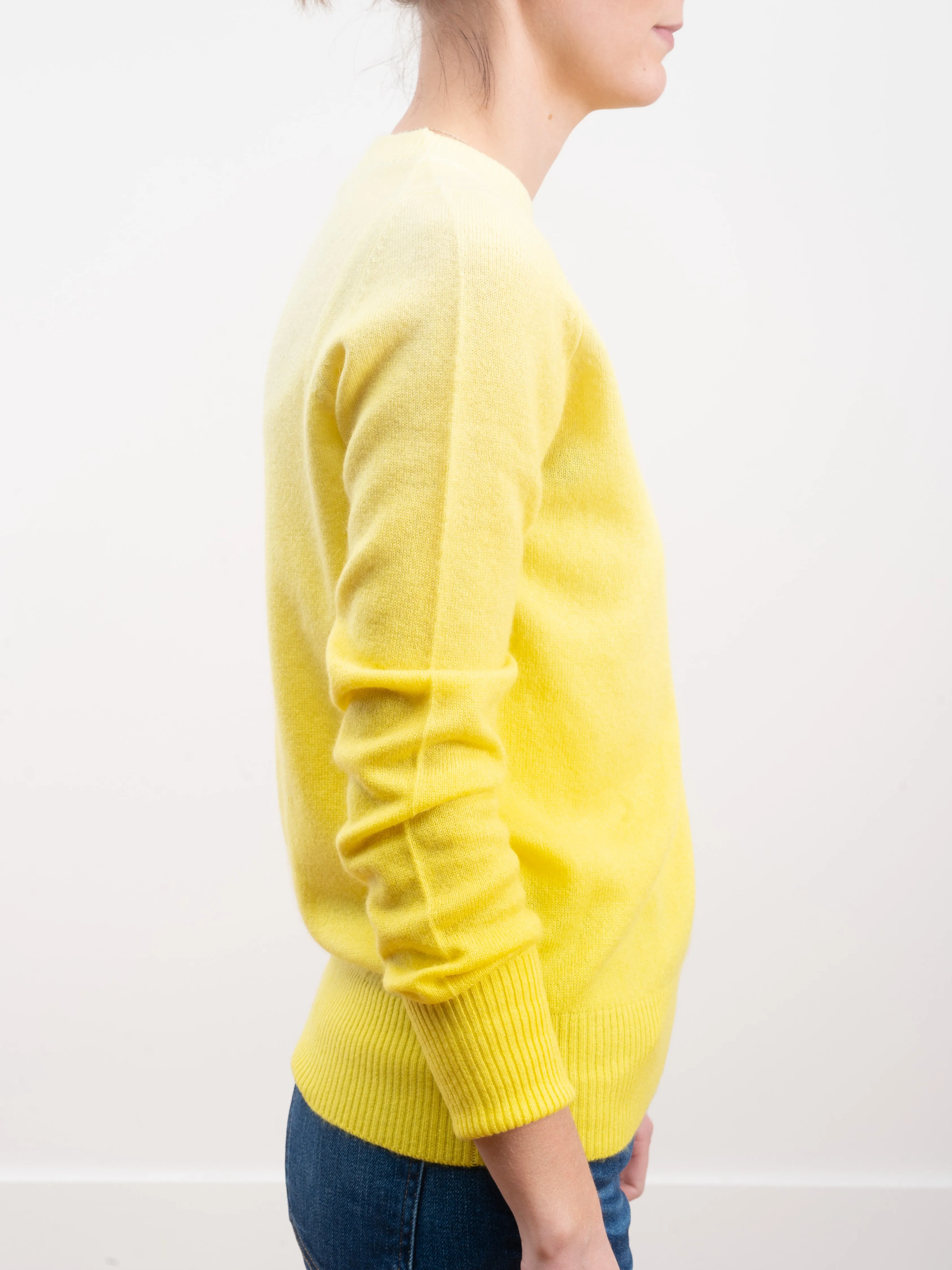 kiss sweater - yellow
