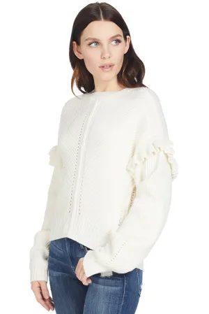 Knit Cashfeel Shoulder Detail Sweater