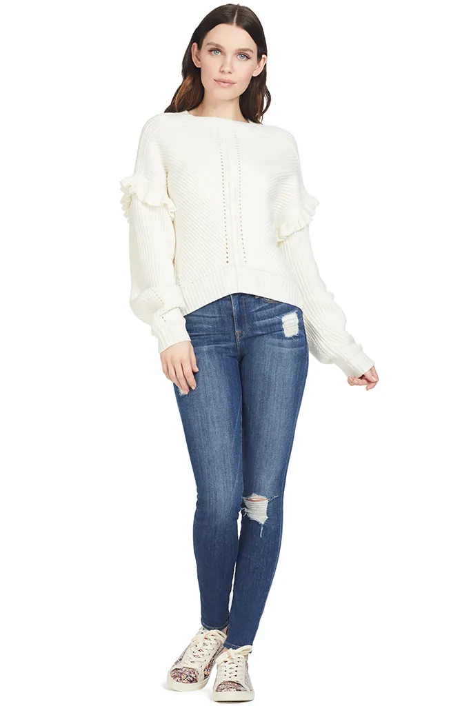 Knit Cashfeel Shoulder Detail Sweater