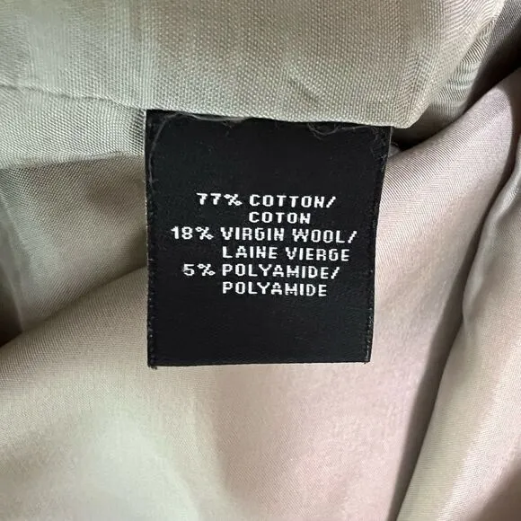 Lafayette 148 Skirt Wool Blend Pencil Size 8 Marigold Yellow - Quiet Luxury