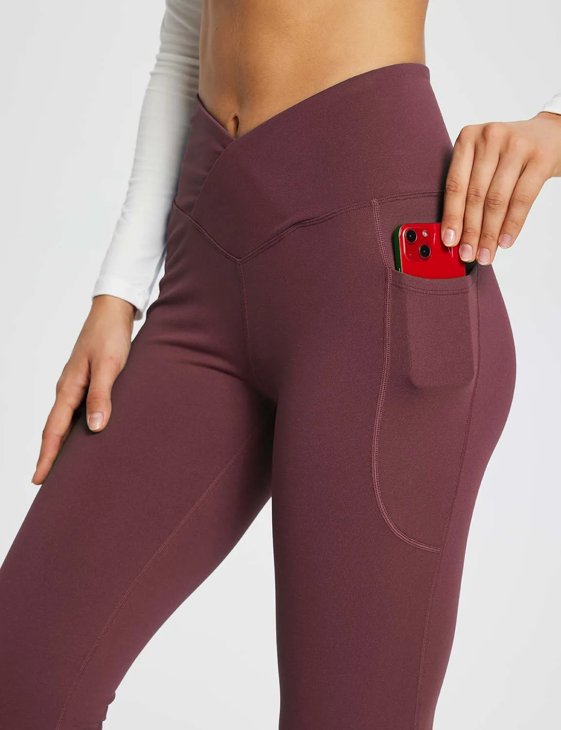 Laureate 29" Crossover High-Rise Flared Pants