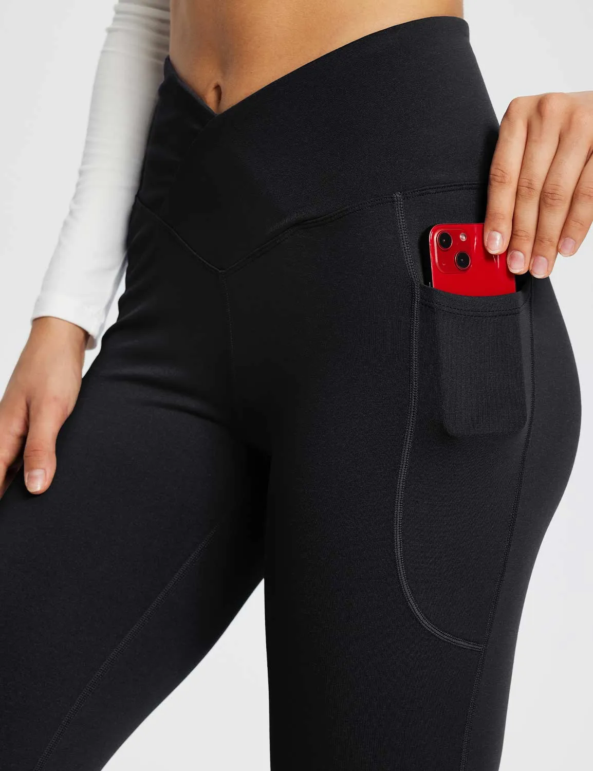 Laureate 29" Crossover High-Rise Flared Pants