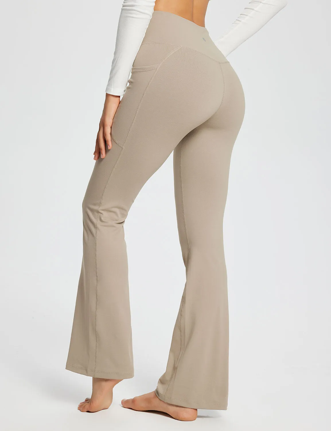 Laureate 29" Crossover High-Rise Flared Pants