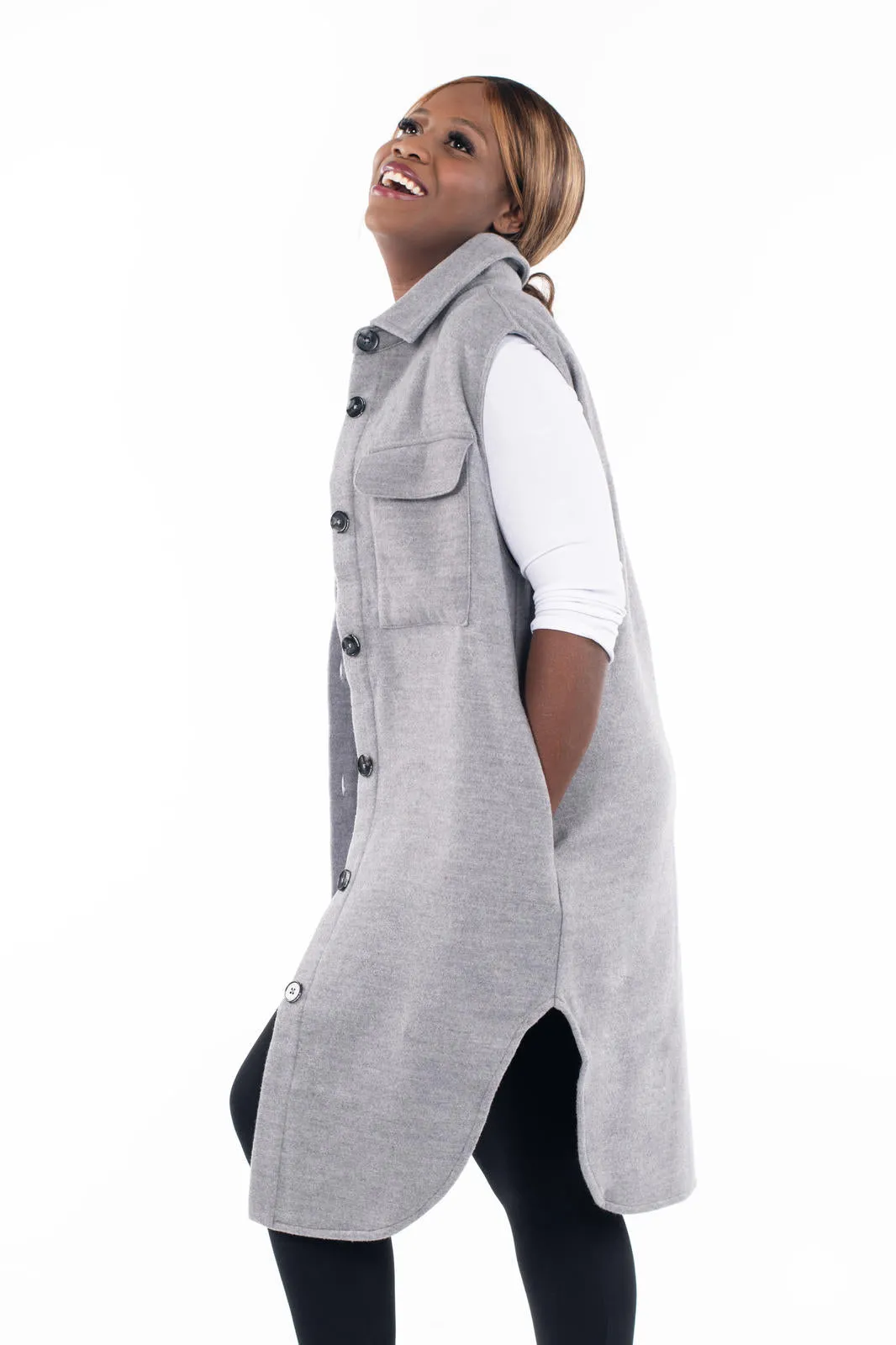 Layering Shacket Vest