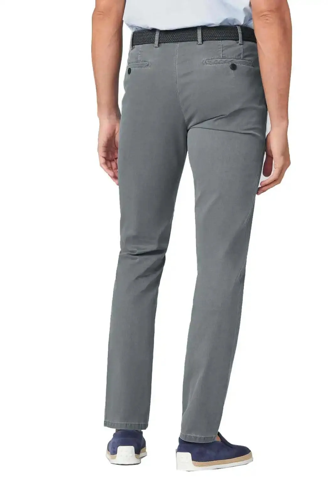 LCDN By Nalo Bruno Stretch Mens Chino Trousers Grey