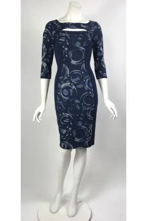 LEA Fitted Dress Princess Line knee length 3/4 sleeves