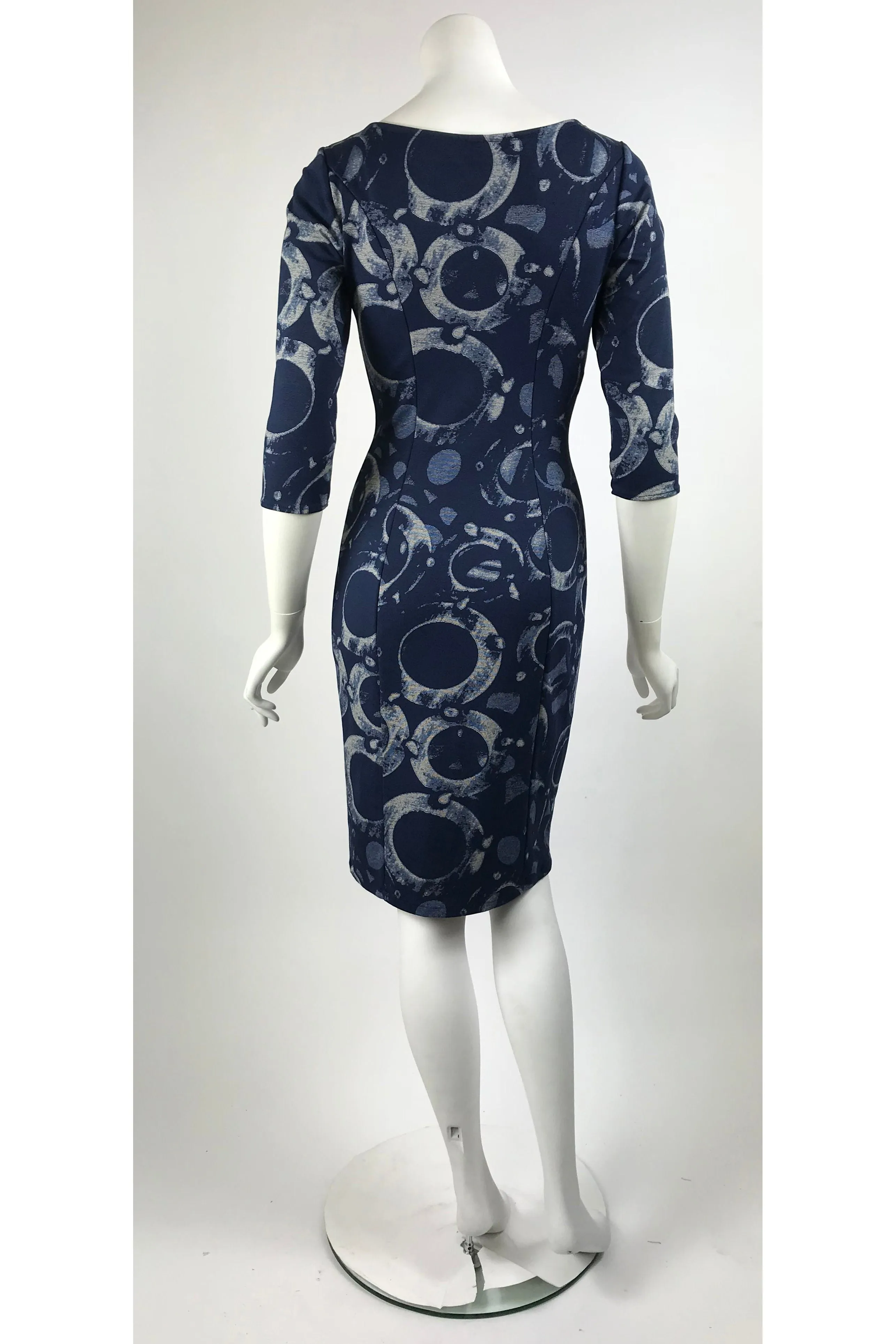LEA Fitted Dress Princess Line knee length 3/4 sleeves