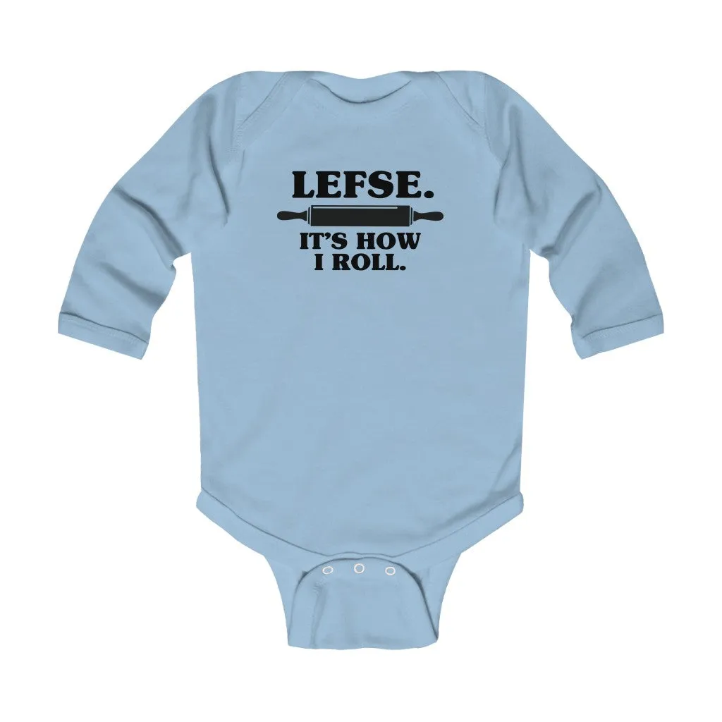 Lefse It's How I Roll Long Sleeve Bodysuit
