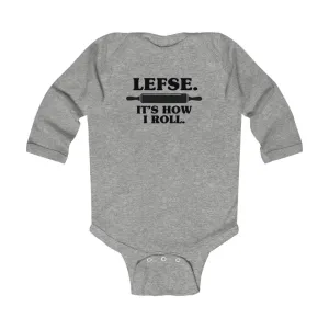 Lefse It's How I Roll Long Sleeve Bodysuit