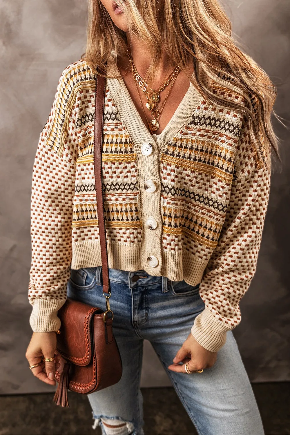 Lilah Button Up Long Sleeve Cardigan