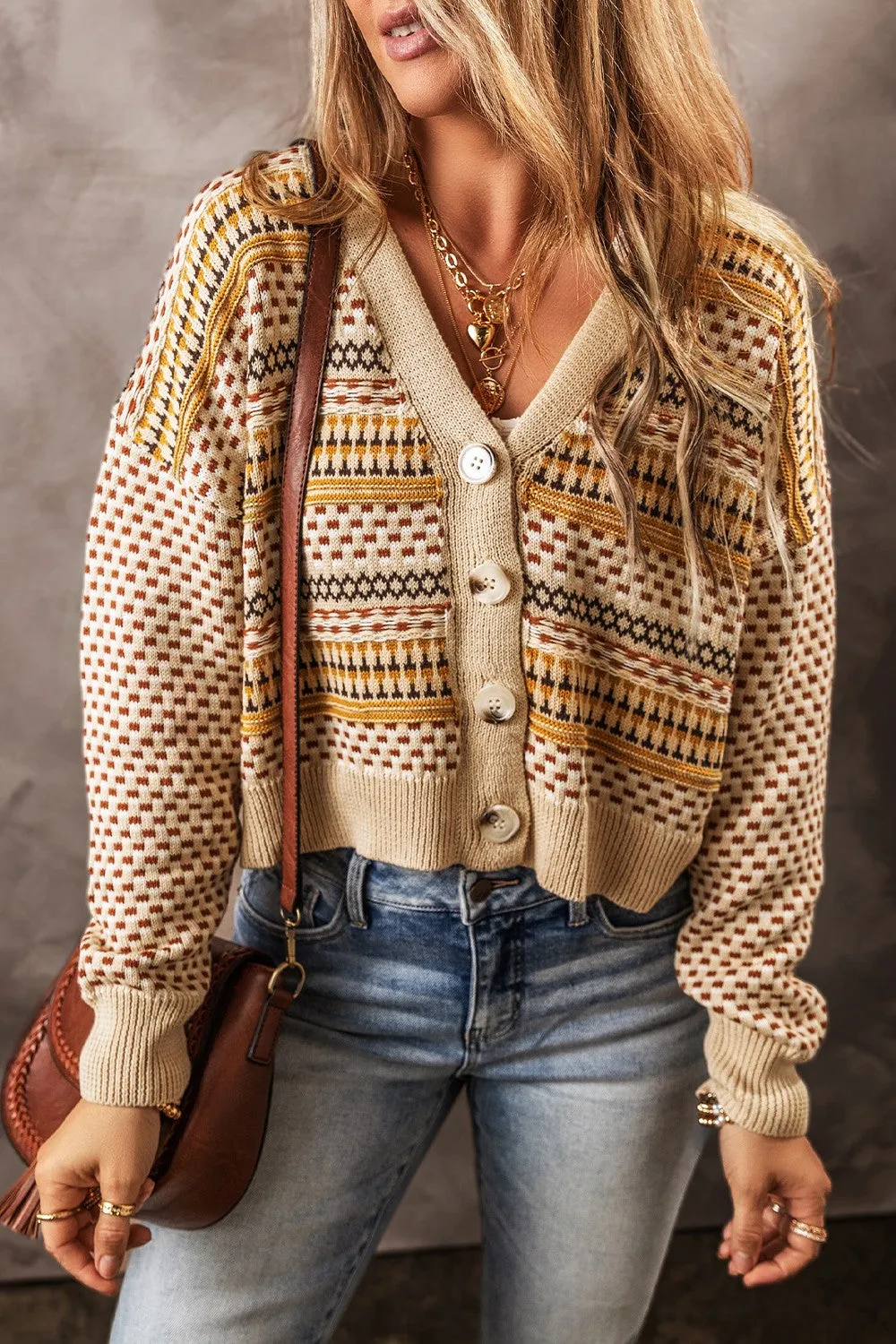 Lilah Button Up Long Sleeve Cardigan