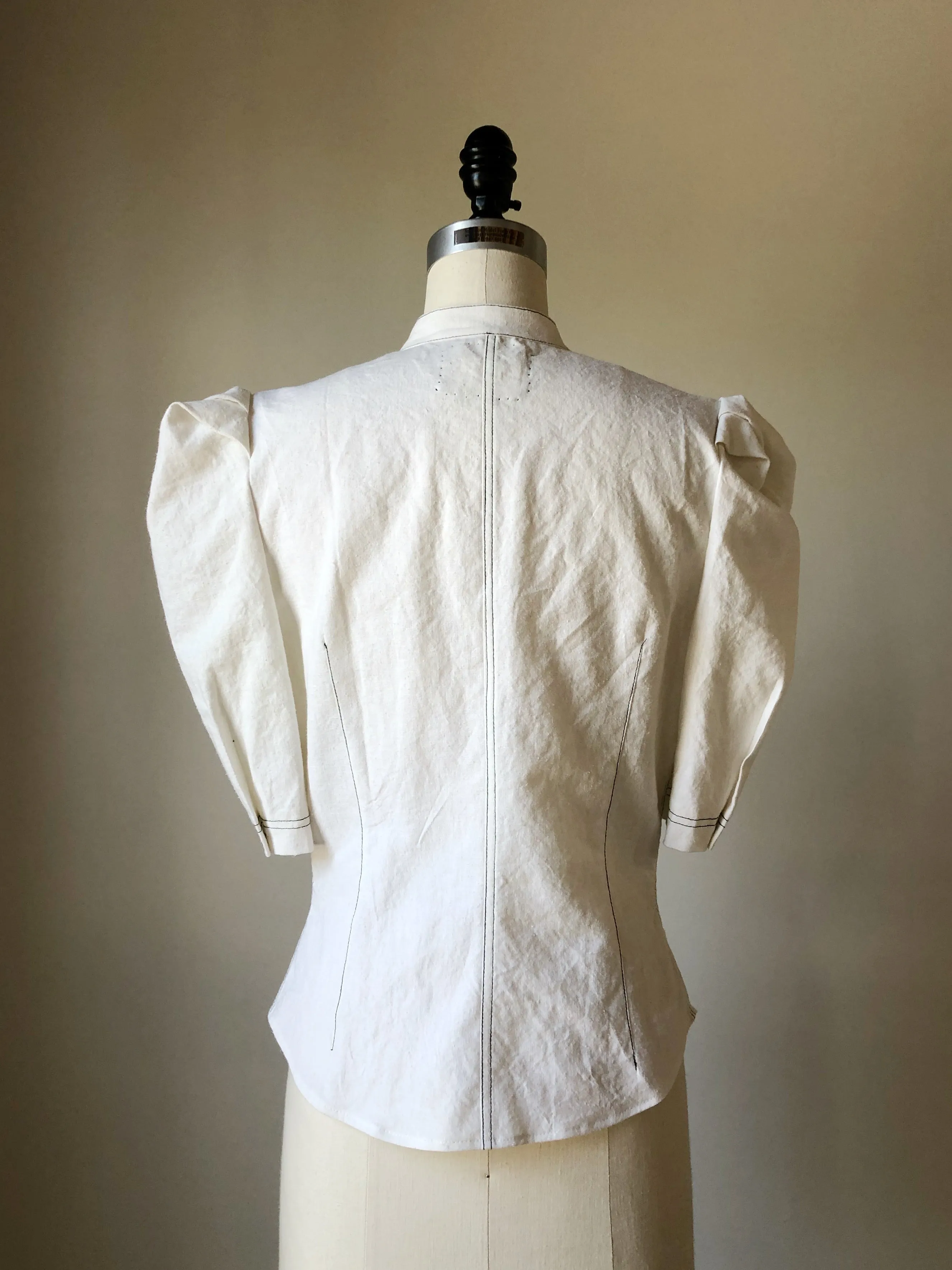 Lillian work shirt in white