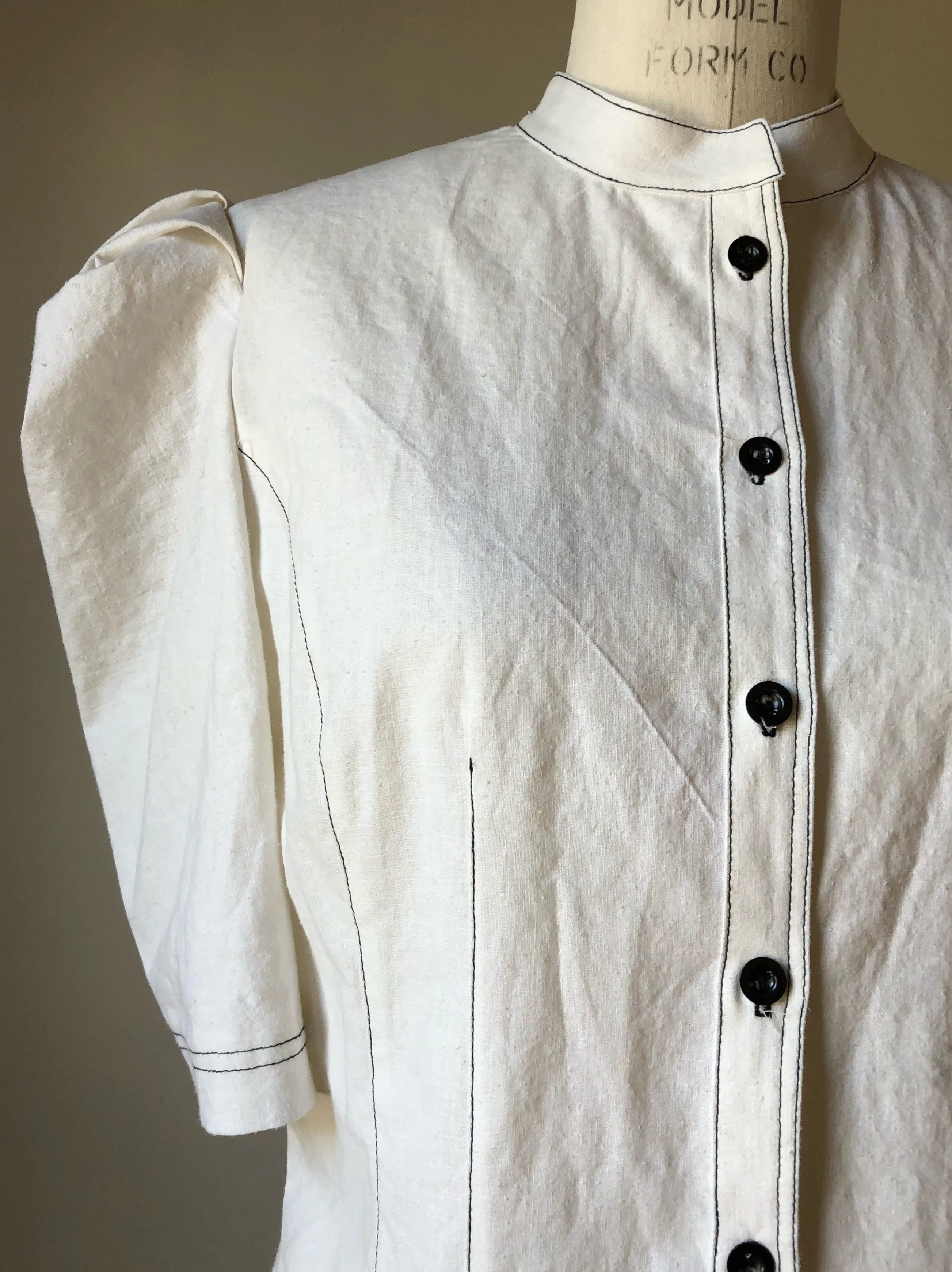 Lillian work shirt in white