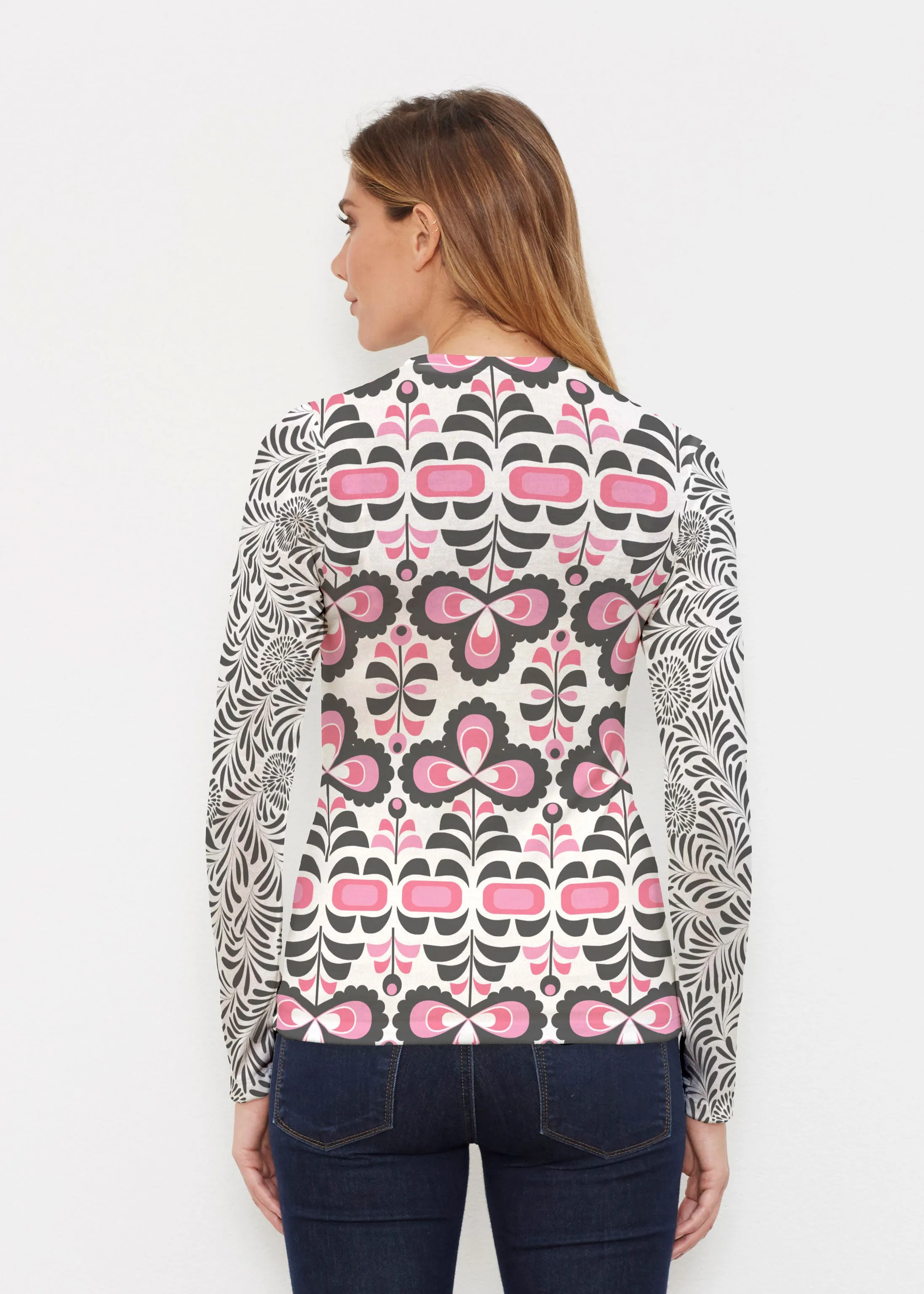 Lolly (8090) ~ Butterknit Long Sleeve Crew Top