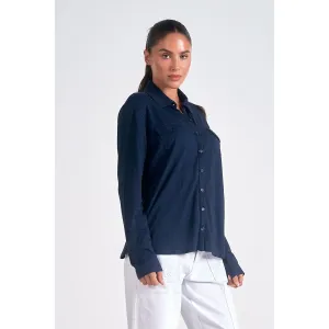 Long Sleeve Button Down Top