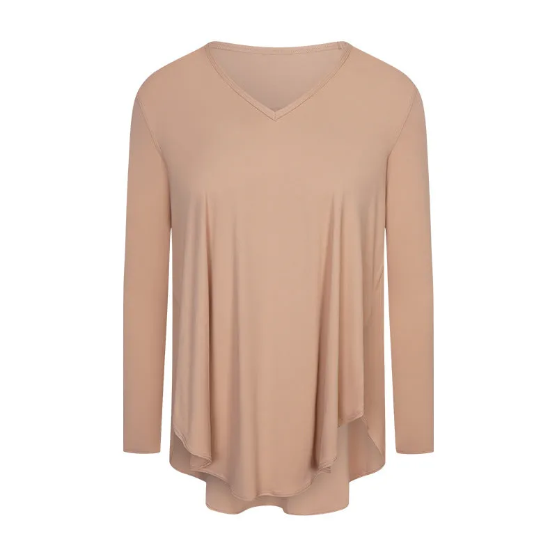 Long Sleeve Loose Fitted Work Out Tee