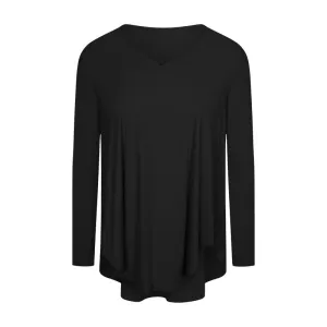 Long Sleeve Loose Fitted Work Out Tee