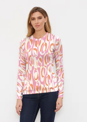 Loop ta Loop Pink (8085) ~ Butterknit Long Sleeve Crew Top