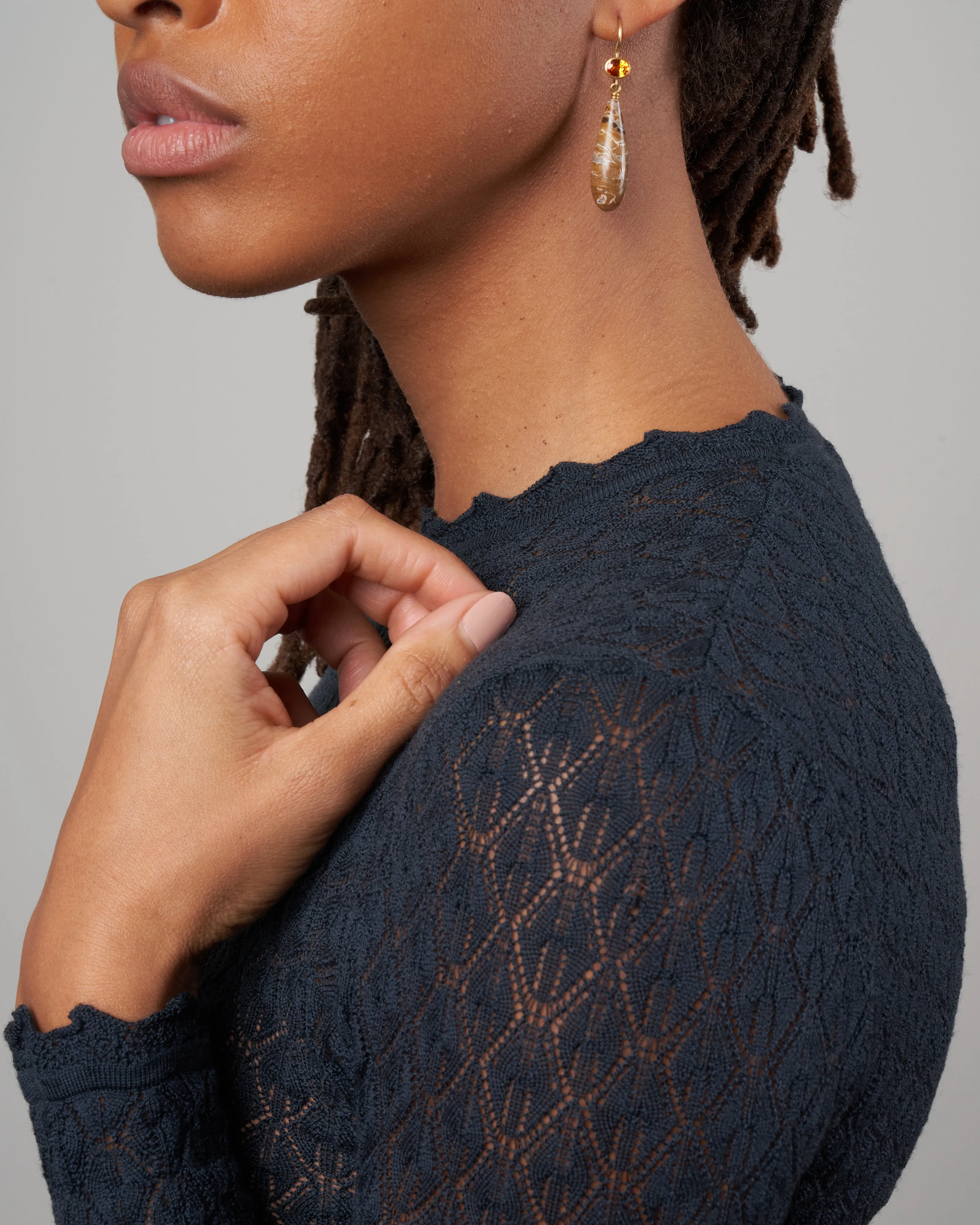 lorelei pullover - dark slate
