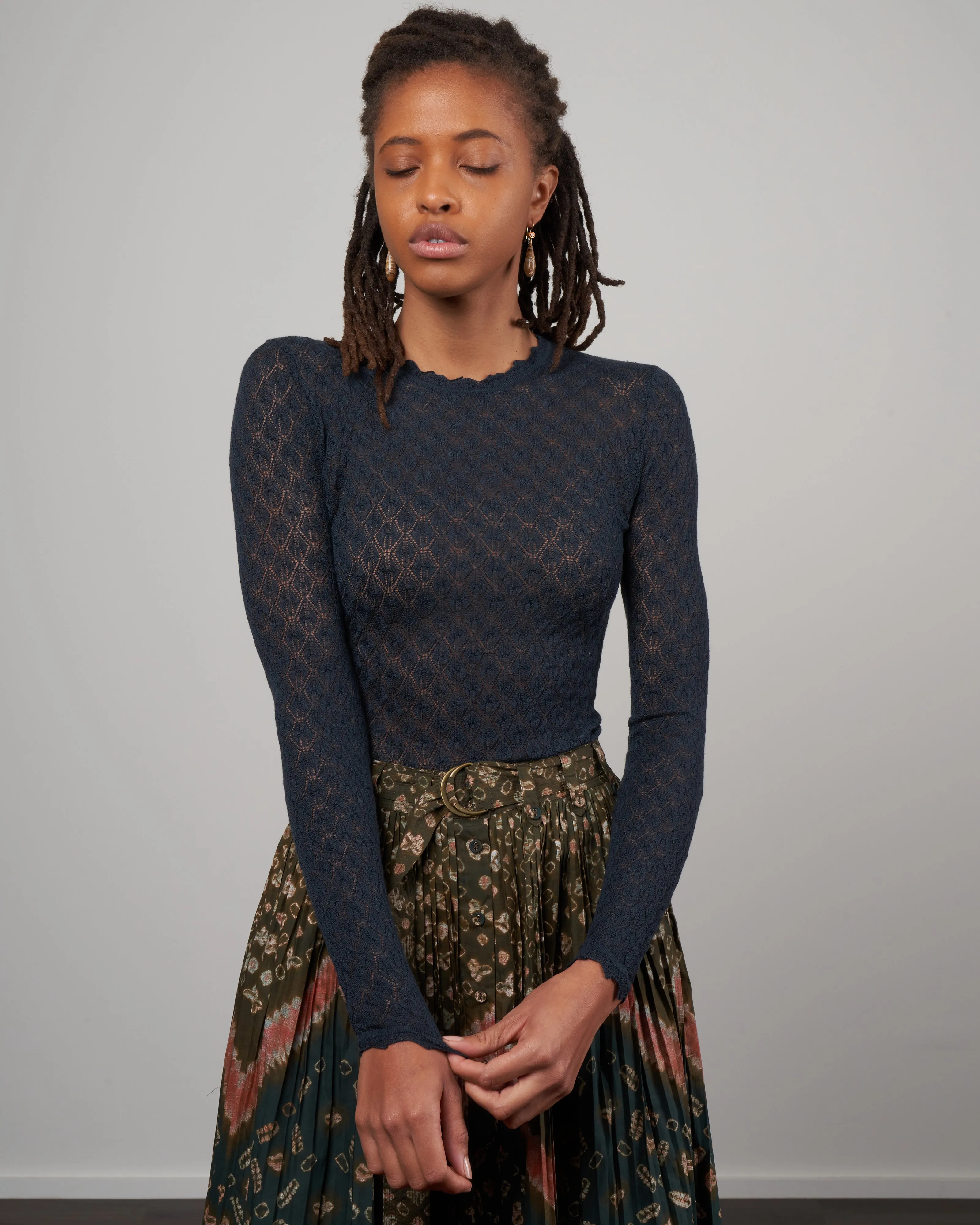 lorelei pullover - dark slate