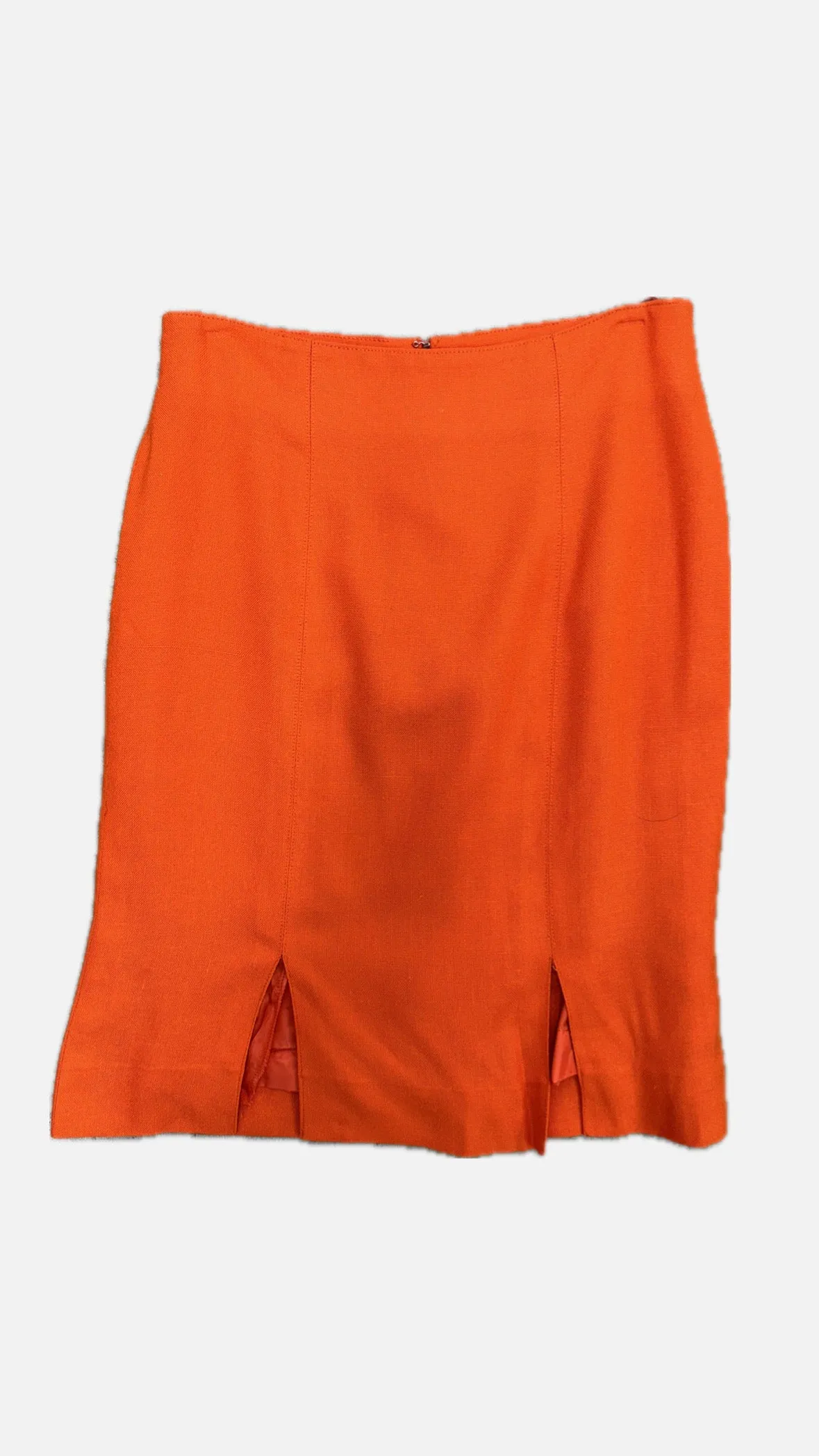 Louis Féraud International Orange Business Suit