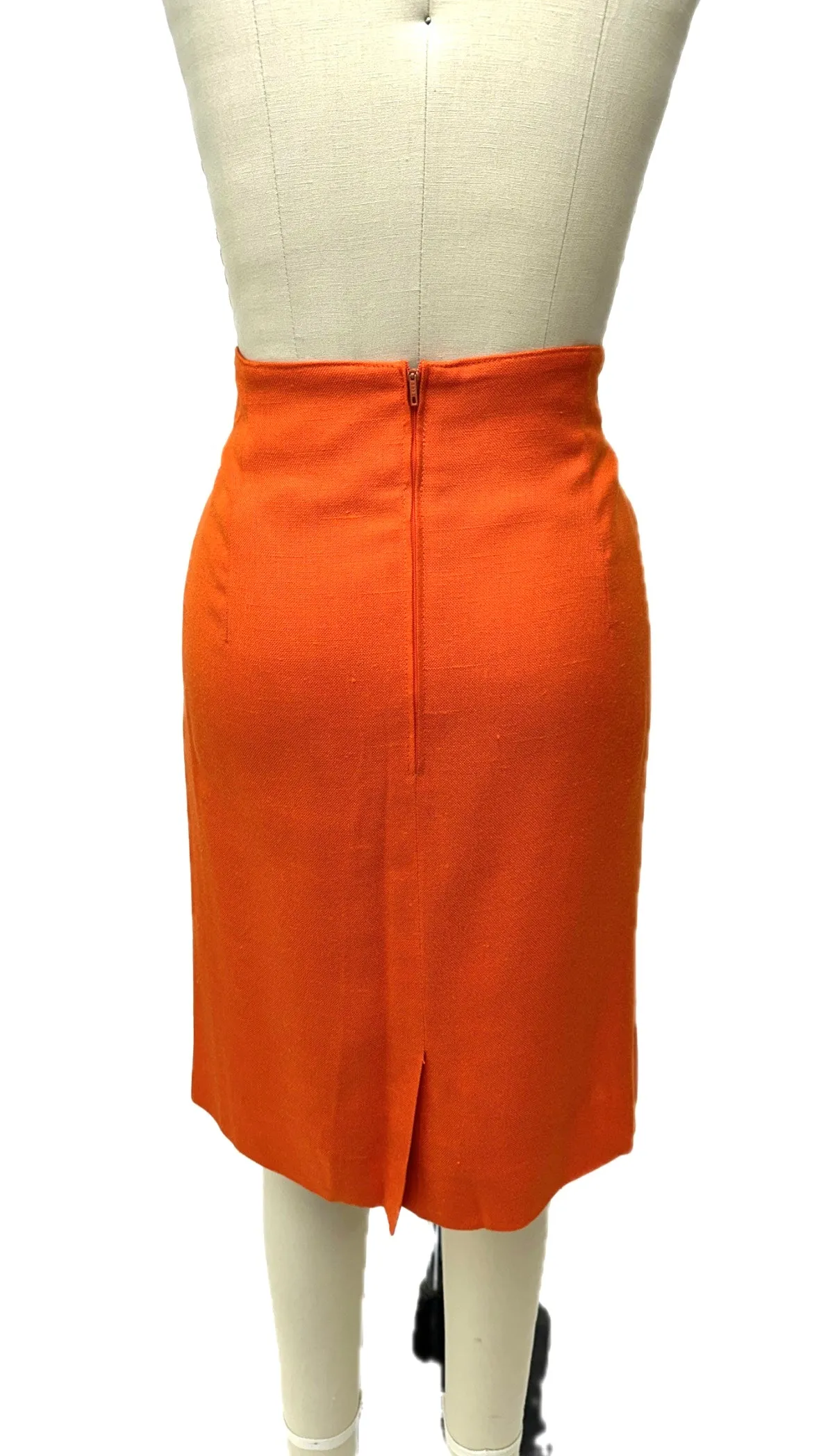 Louis Féraud International Orange Business Suit