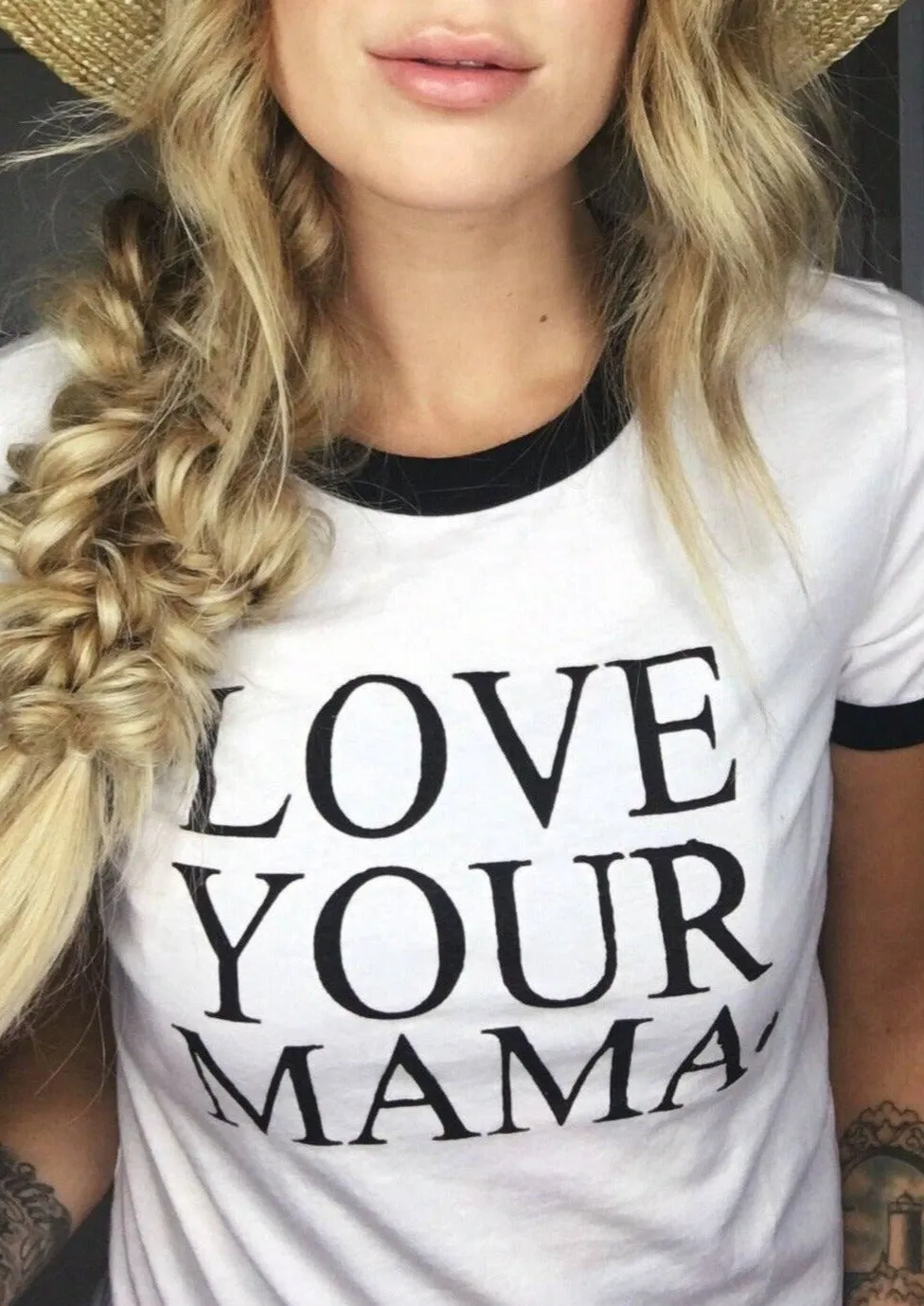 Love Your Mama - Retro Fitted Ringer