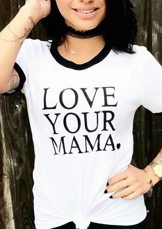 Love Your Mama - Retro Fitted Ringer