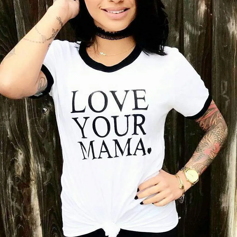 Love Your Mama - Retro Fitted Ringer