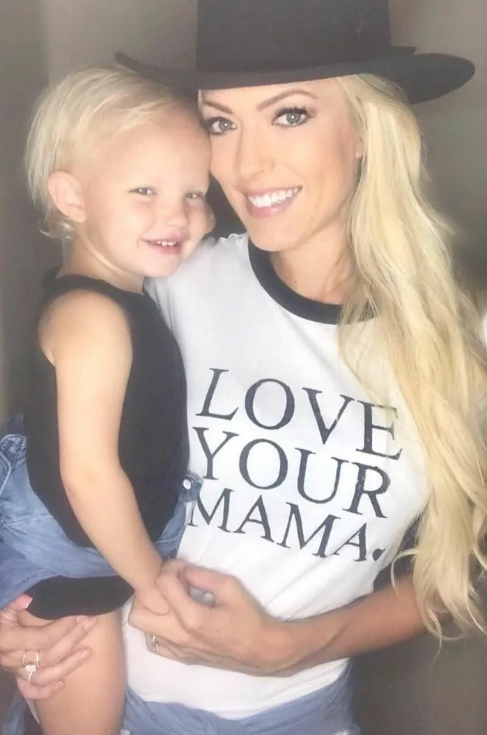 Love Your Mama - Retro Fitted Ringer